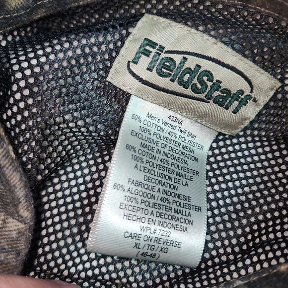 FIELDSTAFF & MOSSY OAK EUC MENS CAMMO HUNTING SHIRT & PANTS SET - Picture 4 of 14